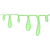 green slime line line slimy
