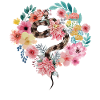 Snake Serpent Flower Floral