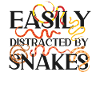 Serpent facilement distrait par
