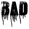 bad,font,black,graffiti,typo,stencil