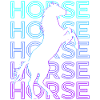 Pferd Retro
