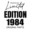 Édition limitée 1984