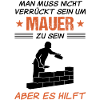 Maurer Lustiger Spruch Bauhandwerker Geschenk