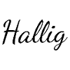 Hallig - Textdesign mit Stadtnamen