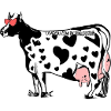 cœurs vache