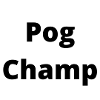 "PogChamp" design in thick black font