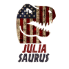 Patriotic Julia Dinosaur Juliasaurus
