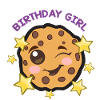 Cookie d’anniversaire Girl
