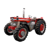 Traktor rødt firehjulstræk