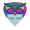 Hibou bisexuel Oiseau Oiseau Cadeau