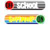 School is outside, summer up