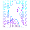 Eishockeyspieler Retro