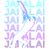 Jai Alai Player Retro