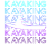 Kayaking Kayaker Kayak Retro