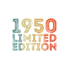 1950 Limited Edition Birthday