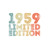 1959 Édition limitée Anniversaire