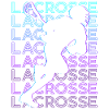 Lacrosse Player Retro