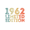 1962 Limited Edition Birthday