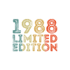 1988 Limited Edition Birthday