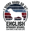 Travail acharné - Retro English Spaniel
