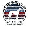 Travail acharné - Retro Greyhound