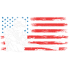 Drapeau américain Baseball patriotique
