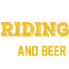Motorcycling and drinking beer