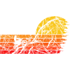 MOTORCYCLE OFF-ROAD SUNSET BIKE