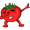 Lustiges Tomaten-Outfit