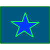 Star Green Blue