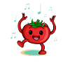 Lustiges Tomaten-Outfit