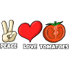 Lustiges Tomaten-Outfit