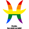 Sternzeichen Fische Pride Design