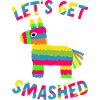 Let's Get Smashed Pinata