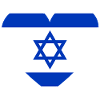 Israel Flag Heart