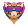 Cadeau de chat persan bisexuel