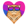 Cadeau de chat persan bisexuel