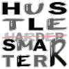 Hustle Smarter not harder -Motivation