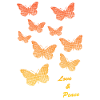 Butterflies Love and Peace