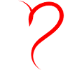 Half Red Heart