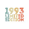 1993 Édition limitée Anniversaire