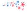 Starfleet in blue and red