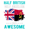 Moitié britannique moitié angolier