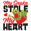 Serpent Serpent Saint-Valentin Mon