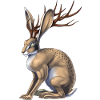 Créature cryptide Jackalope
