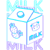 Japanese Strawberry Milk Carton Retro