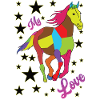 Rainbow Horse