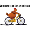 Poulet sur le vélo