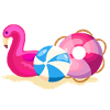 Bathgadges in pink