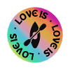 Kayaking: Love is.